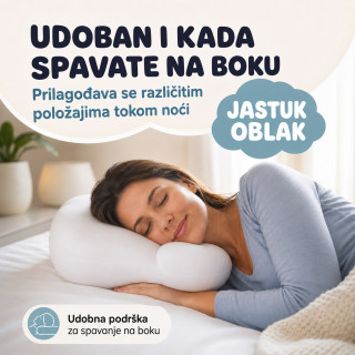 Egg Sleeper jastuk oblak – udobna podrška za glavu i vrat