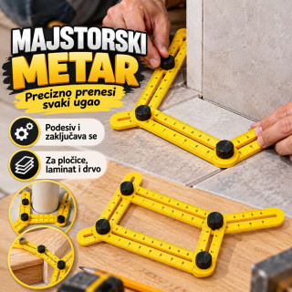Majstorski metar za merenje i iscrtavanje uglova i pravilnih oblika