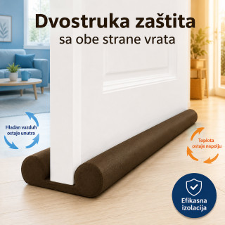 Dvostruki izolator za vrata – zaštita od promaje, vrućine i gubitka hlađenja