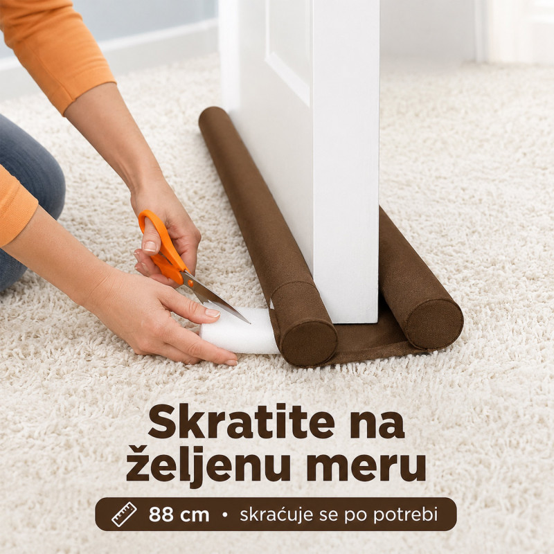Dvostruki izolator za vrata – zaštita od promaje, vrućine i gubitka hlađenja