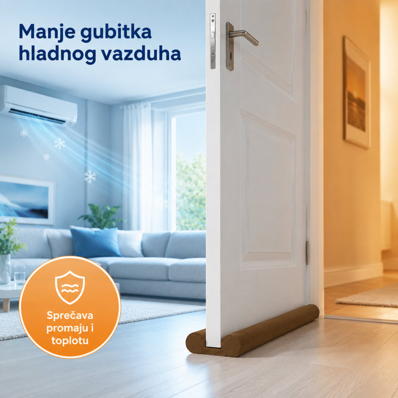 Dvostruki izolator za vrata – zaštita od promaje, vrućine i gubitka hlađenja