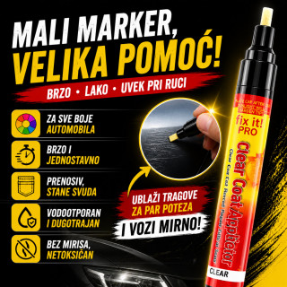 Fix it Pro marker za ogrebotine na automobilu - Ukloni sitne ogrebotine u par poteza!