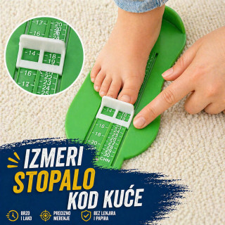 Merač dečijih stopala - Izmeri stopalo kod kuće za 10 sekundi