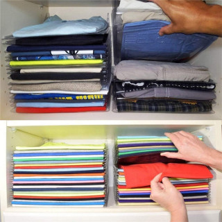 Organizer garderobe - podmetači za uredno slaganje odeće po slojevima
