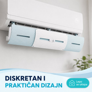 Podesivi vetrobran za klimu – bez direktnog duvanja 