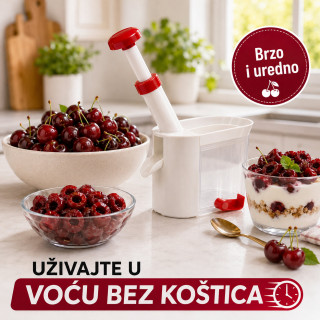 Čistač koštica za višnje i trešnje – bez muke i fleka