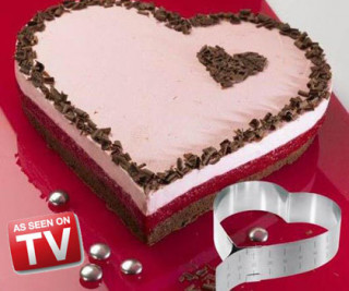 Kalup od inoxa za torte u obliku srca