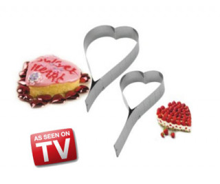 Kalup od inoxa za torte u obliku srca