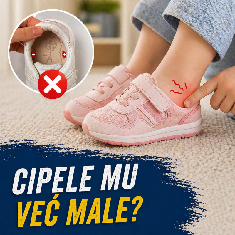 Merač dečijih stopala - Izmeri stopalo kod kuće za 10 sekundi