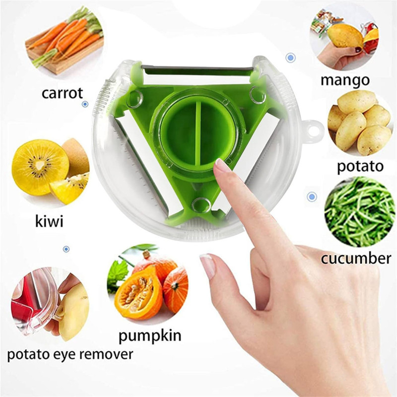 Rotary Peeler - 3u1 ljuštilica i seckalica za povrće