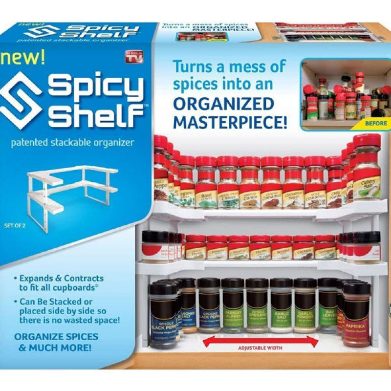 Spicy Shelf - set podesivih polica za začine