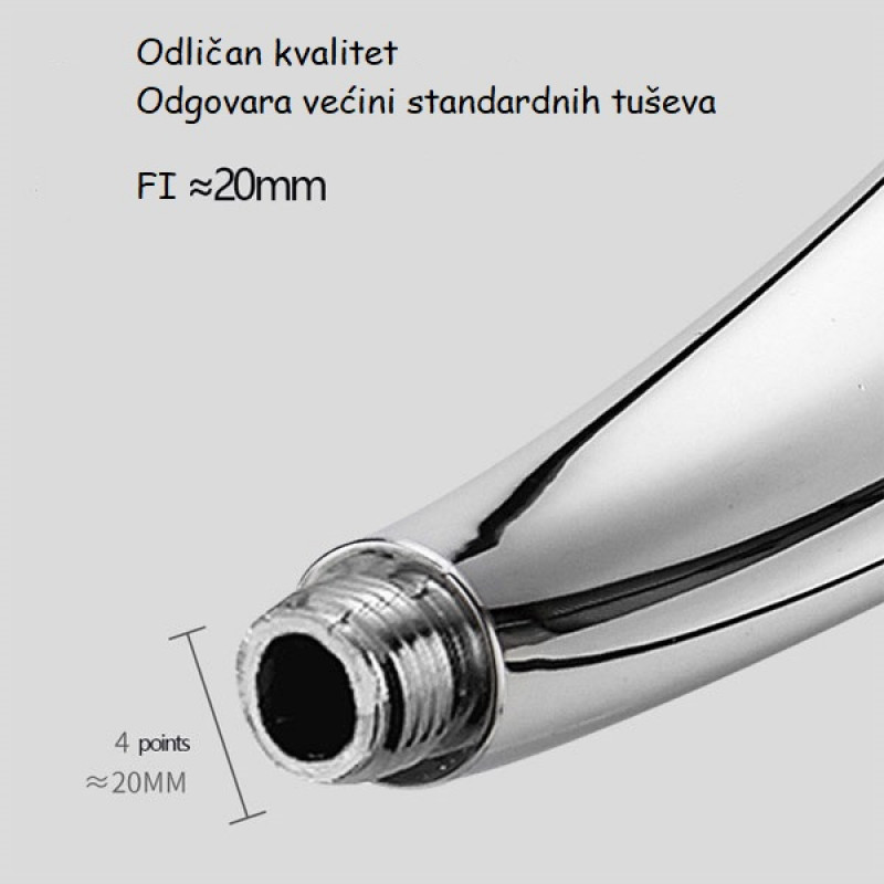 Booster Shower - Tuš sa 300 rupica za jak pritisak vode