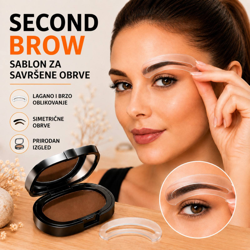 3 Second Brow - Specijalan šablon za iscrtavanje obrva