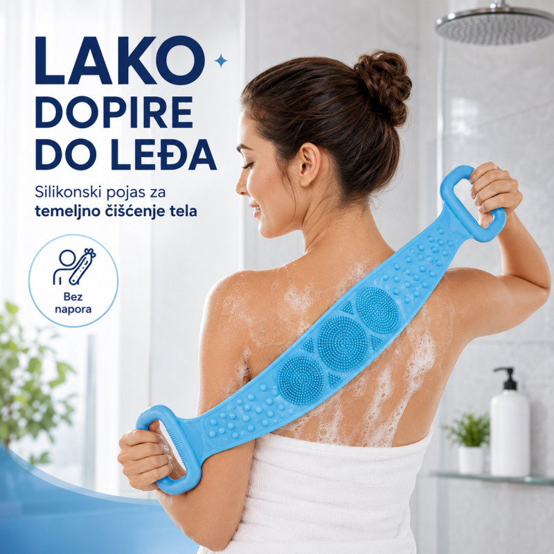 Traka za kupanje – lakše pranje leđa bez muke