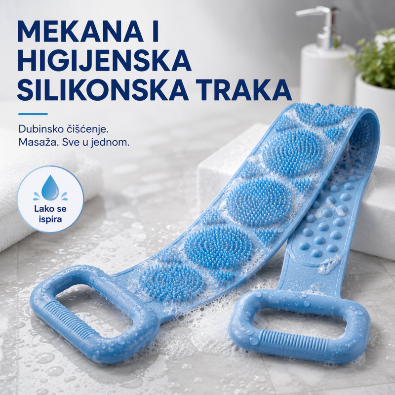 Traka za kupanje – lakše pranje leđa bez muke