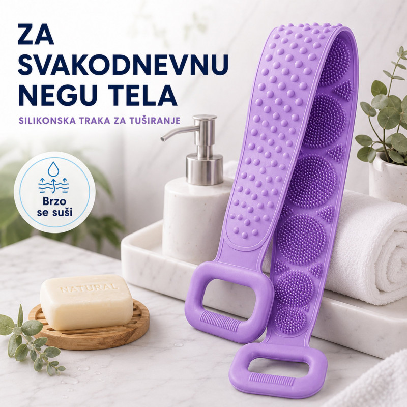 Traka za kupanje – lakše pranje leđa bez muke