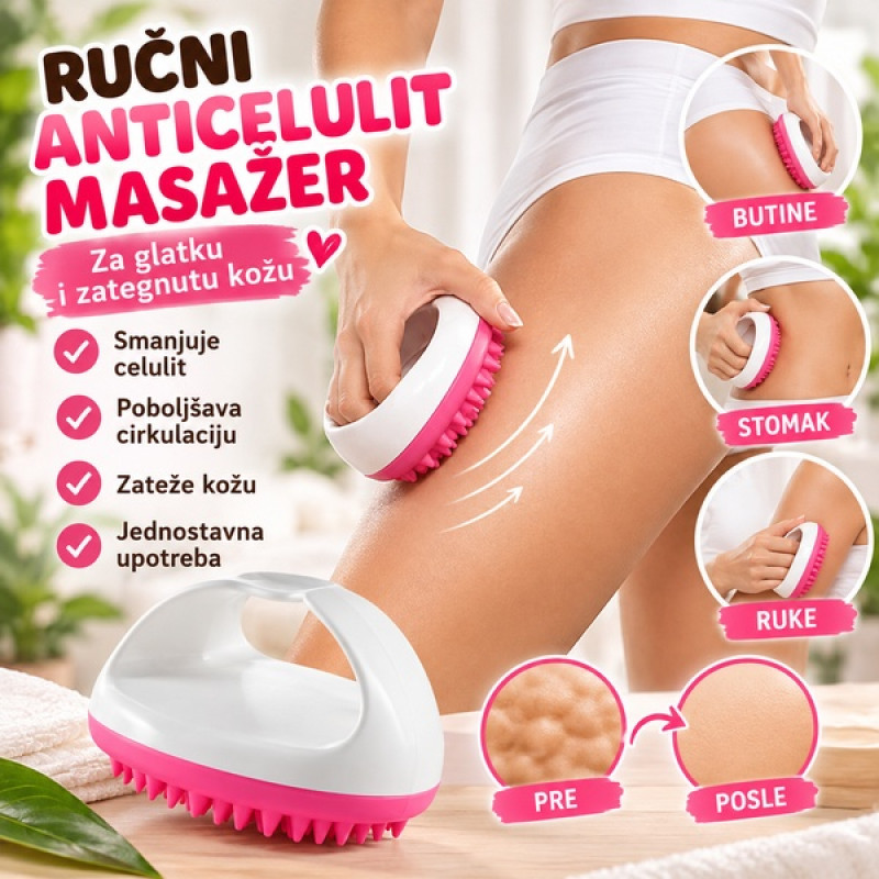 Ručni anticelulit masažer – za glatku i zategnutu kožu