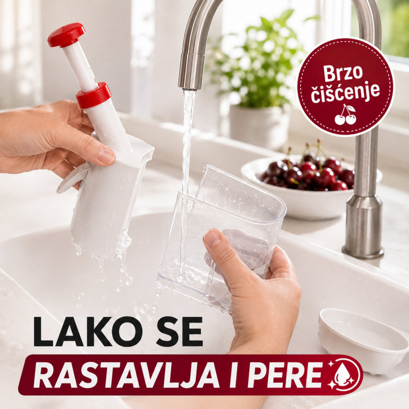 Čistač koštica za višnje i trešnje – bez muke i fleka
