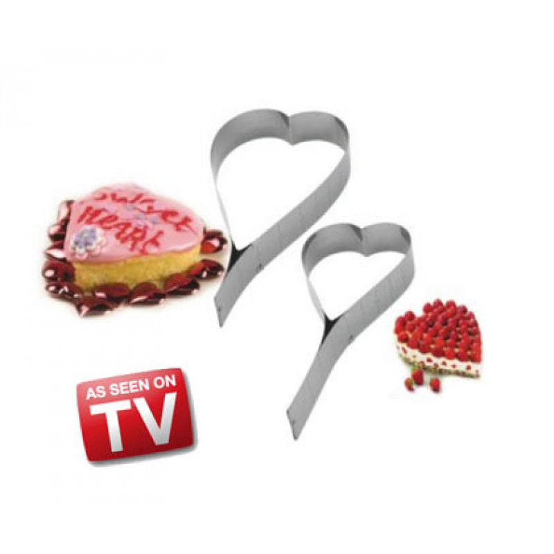 Kalup od inoxa za torte u obliku srca