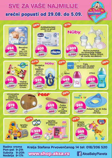 Aksa Katalog Akcija Karavan Nis 29 08 05 09 2014 Kuda U Kupovinu
