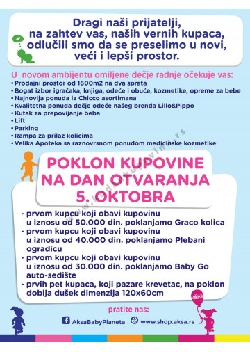 Katalog Akcija Otvaranje Novi Beograd