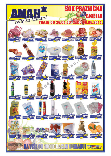 Aman Vikend Katalog Akcija 26 04 06 05 2013 Kuda U Kupovinu