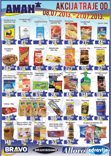 Aman Katalog Akcija 08 07 21 07 2013 Kuda U Kupovinu