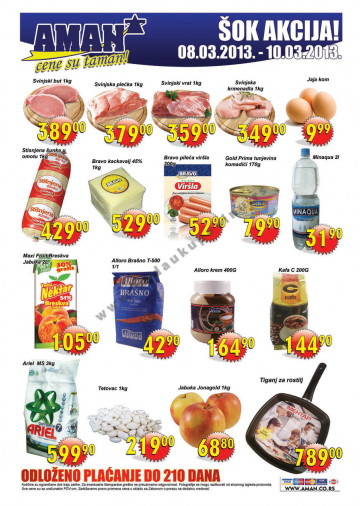 Aman Vikend Katalog Akcija 08 03 10 03 2013 Kuda U Kupovinu