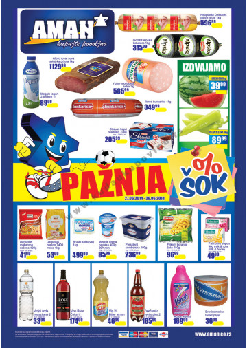 Aman Vikend Katalog Akcija 27 06 29 06 2014 Kuda U Kupovinu