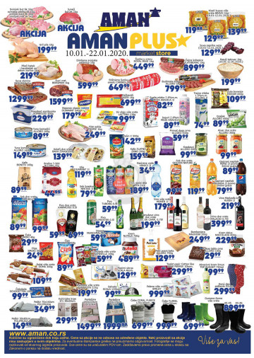 Aman Vikend Akcija 10 01 22 01 2020 Kuda U Kupovinu