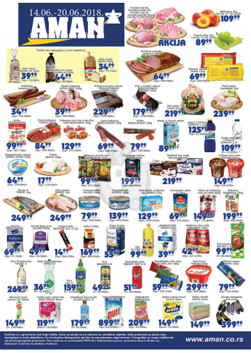 Aman Vikend Akcija 14 06 20 06 2018 Kuda U Kupovinu