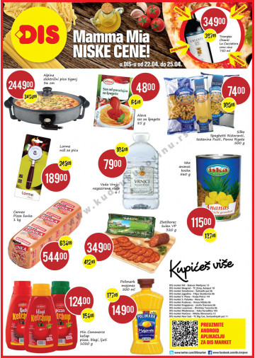 Dis Nedeljna Katalog Akcija 22 04 25 04 2013 Kuda U Kupovinu
