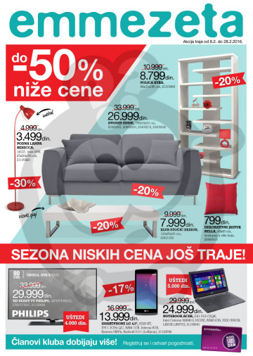 Emmezeta Katalog Akcija 08 02 28 02 2016 Kuda U Kupovinu