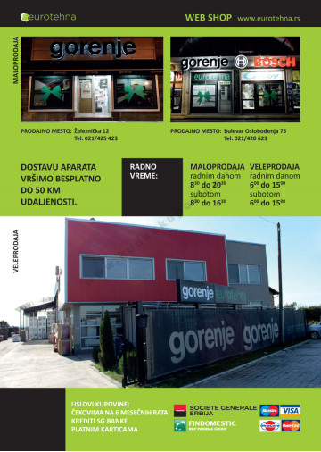 Eurotehna Novi Sad Katalog Akcija 16 10 31 10 2012 Kuda U Kupovinu