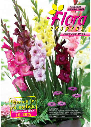 Flora Ekspres Katalog Akcija Cvece 15 01 15 02 2013 Kuda U Kupovinu