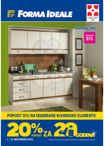 Forma Ideale Namestaj Katalog Akcija Novembar 2015 Kuda U Kupovinu