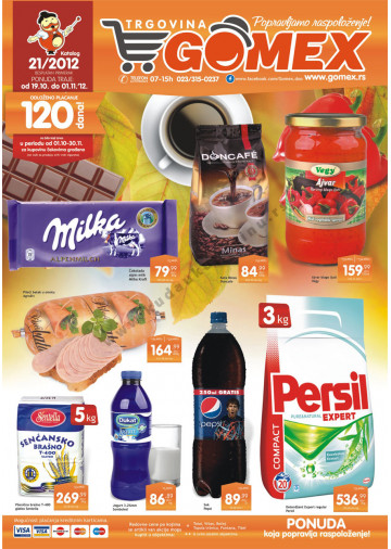 Gomex Katalog Akcija 19 10 01 11 2012 Kuda U Kupovinu