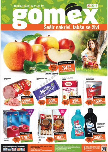 Gomex Katalog Akcija 22 11 05 12 2013 Kuda U Kupovinu