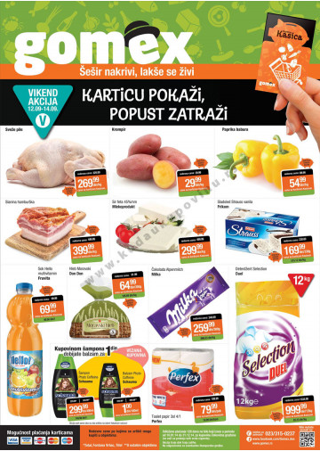 Gomex Vikend Katalog Akcija 12 09 14 09 2014 Kuda U Kupovinu