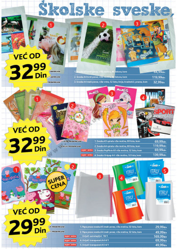 Idea Katalog Akcija Sve Za Skolu 12 08 12 09 2013 Kuda U Kupovinu