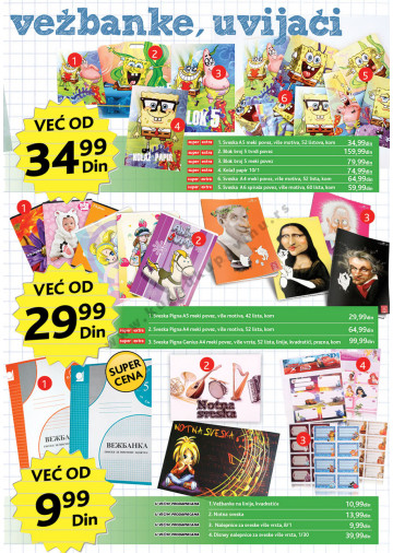 Idea Katalog Akcija Sve Za Skolu 12 08 12 09 2013 Kuda U Kupovinu