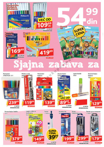 Idea Katalog Akcija Sve Za Skolu 12 08 12 09 2013 Kuda U Kupovinu