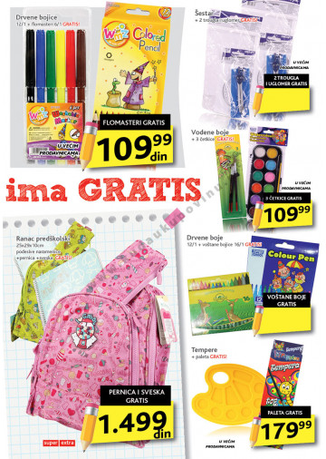 Idea Katalog Akcija Sve Za Skolu 12 08 12 09 2013 Kuda U Kupovinu