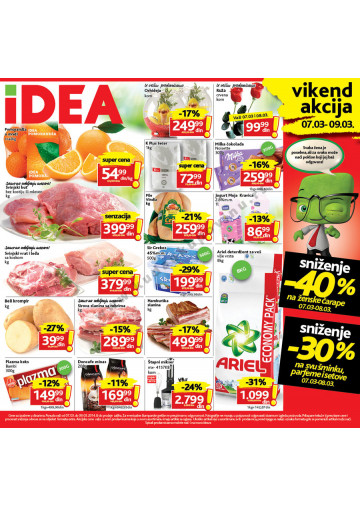 Idea Vikend Katalog Akcija 07 03 09 03 2014 Kuda U Kupovinu