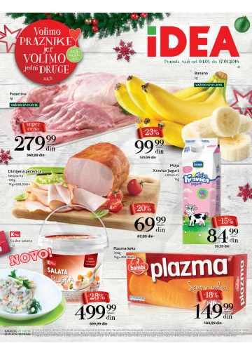 Idea Katalog Akcija 04 01 17 01 2016 Kuda U Kupovinu