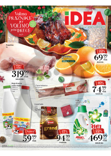 Idea Katalog Akcija 21 12 2015 03 01 2016 Kuda U Kupovinu