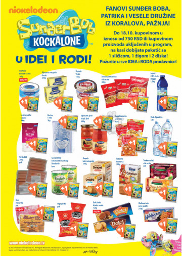 Akcija - Sunđer Bob Kockalone
