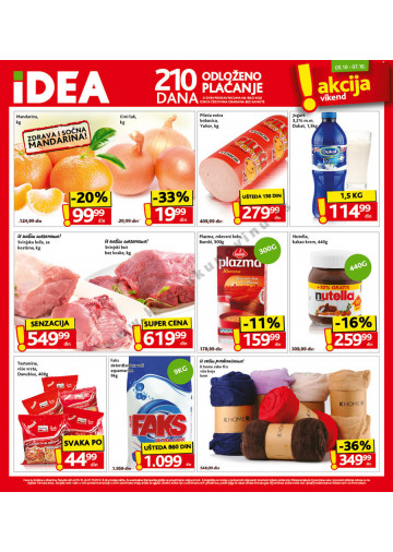 Idea Vikend Akcija 05 10 07 10 2012 Kuda U Kupovinu
