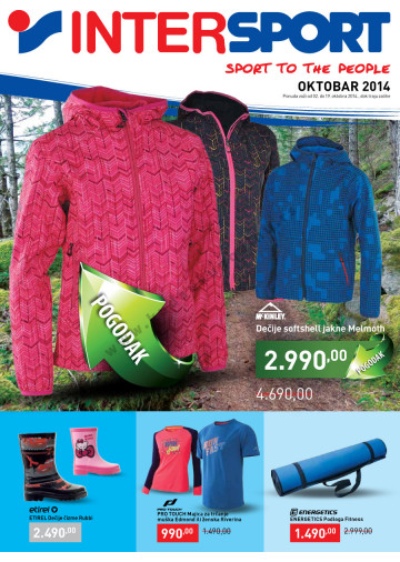 Intersport Katalog Akcija 02 10 19 10 2014 Kuda U Kupovinu