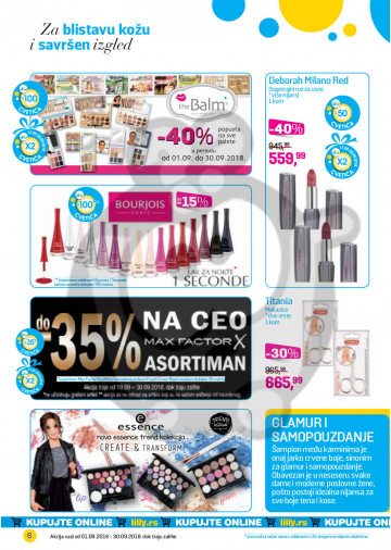Lilly Drogerie Akcija Katalog Septembar 2018 Kuda U Kupovinu